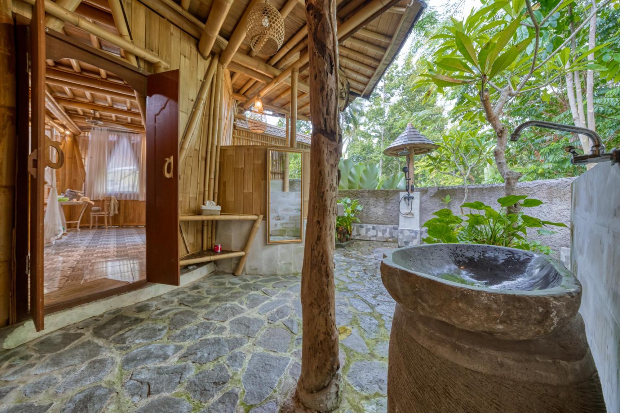 Bamboo Cabin Sanctuary By Nusantara Hospitality Ubud Exterior foto