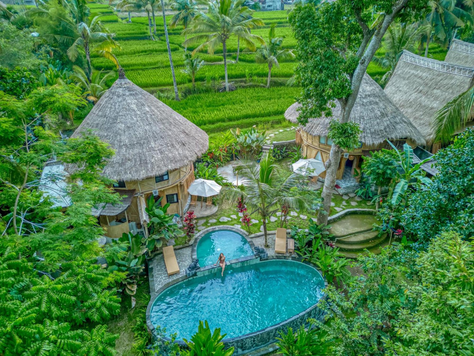 Bamboo Cabin Sanctuary By Nusantara Hospitality Ubud Exterior foto
